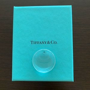New Tiffany Elsa Peretti Crystal Round Pendant